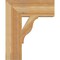Ekena Millwork Funston Block Rough Sawn Bracket, Western Red Cedar, 6"W x 18"D x 22"H BKT06X18X22FST05RWR - alternate 3